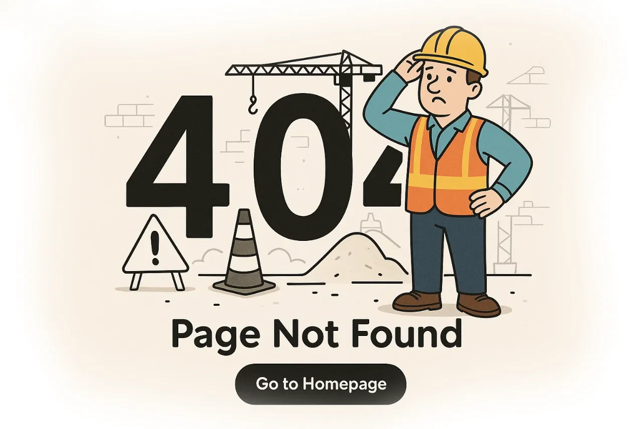 404 error page