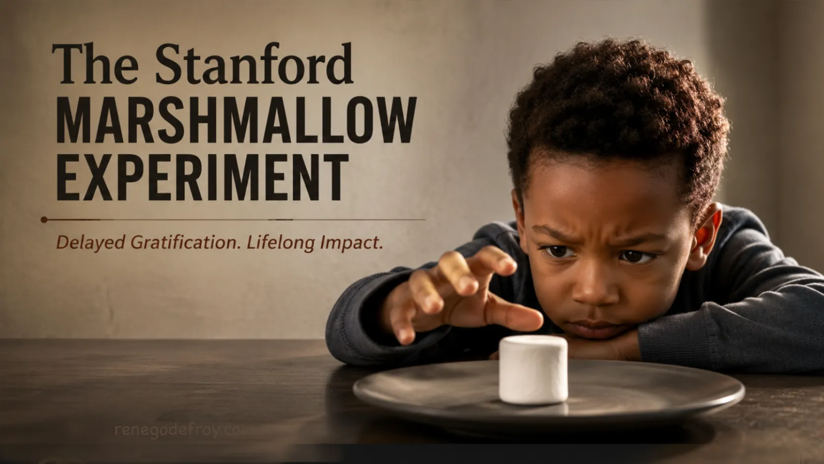 Teach Kids Delayed Gratification Marshmallow Experiment
